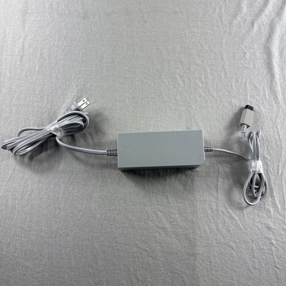 Official Genuine OEM Nintendo Wii Power Supply AC Adapter Cord RVL-002